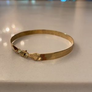 10 kt Gold Bracelet 7” made in Italy